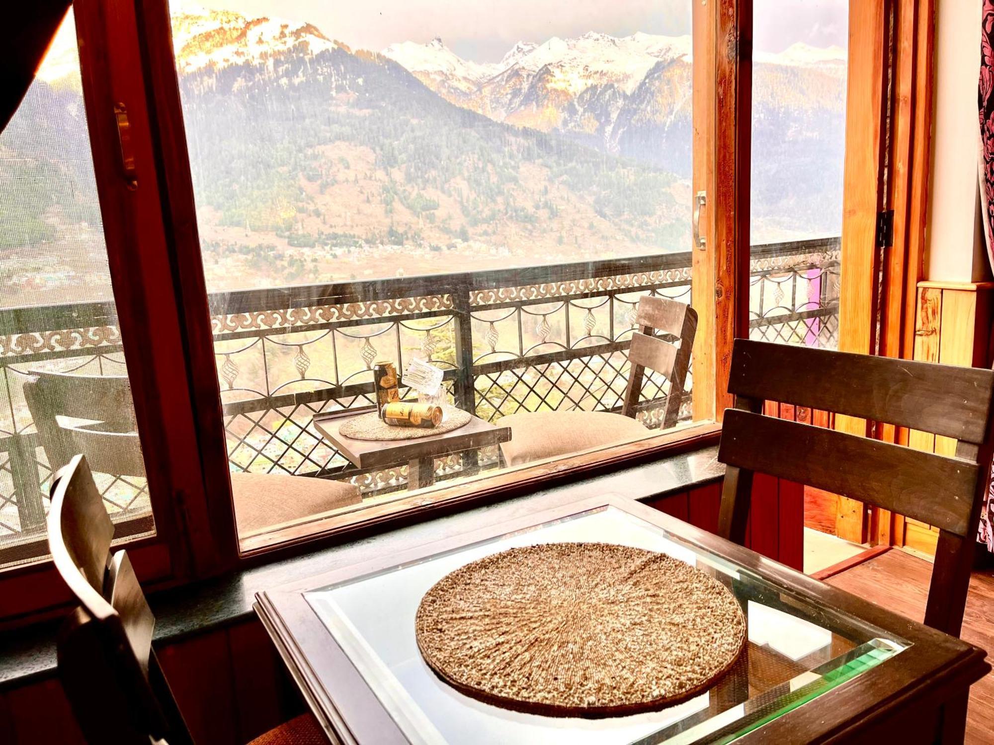 The Manu Emerald # Farmhouse # Top Selling Cottage In Manali # Peaceful Heritage Cozy Stay # Lawn With Bonfire # Most Awarded Esterno foto