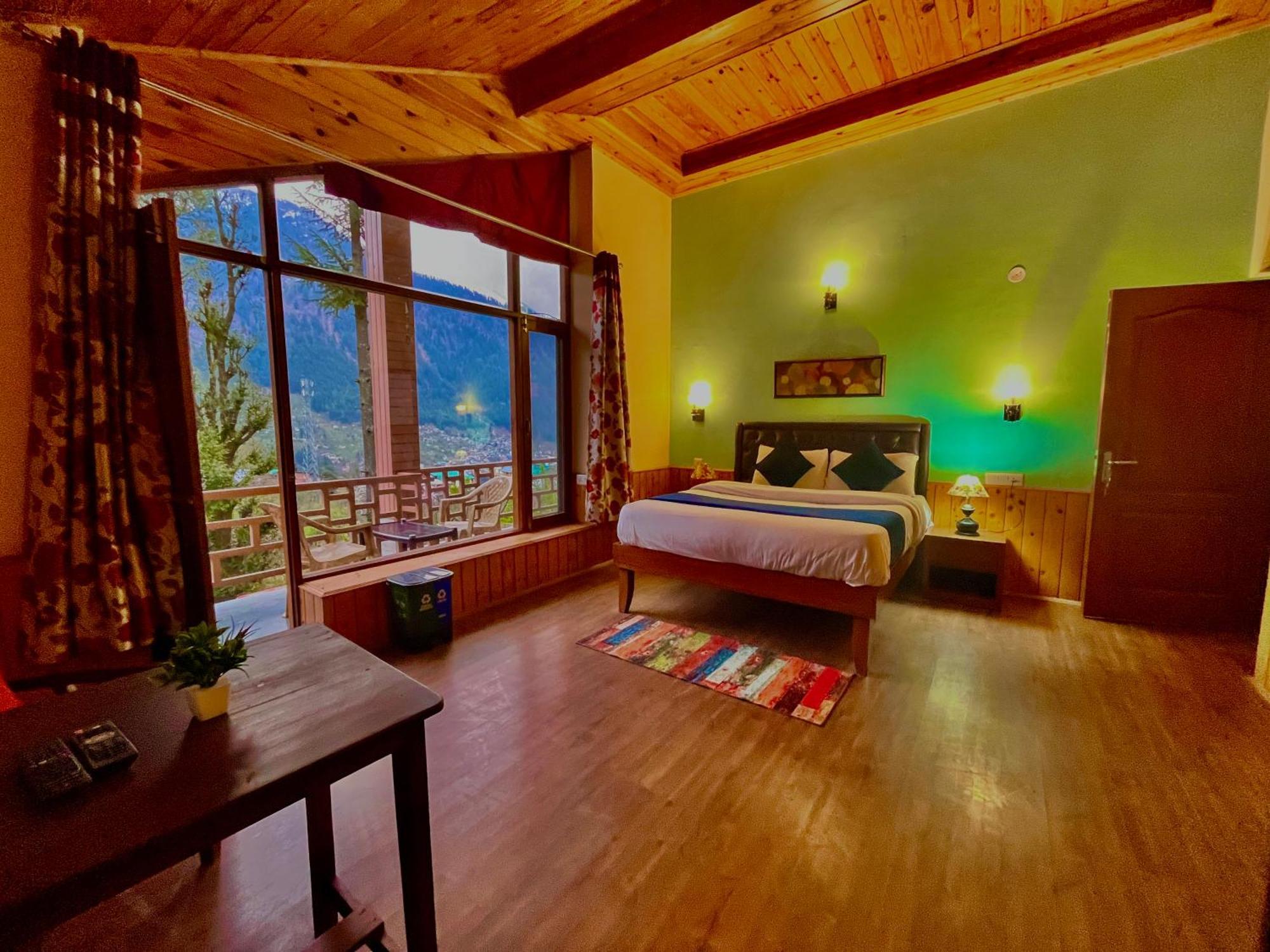 The Manu Emerald # Farmhouse # Top Selling Cottage In Manali # Peaceful Heritage Cozy Stay # Lawn With Bonfire # Most Awarded Esterno foto