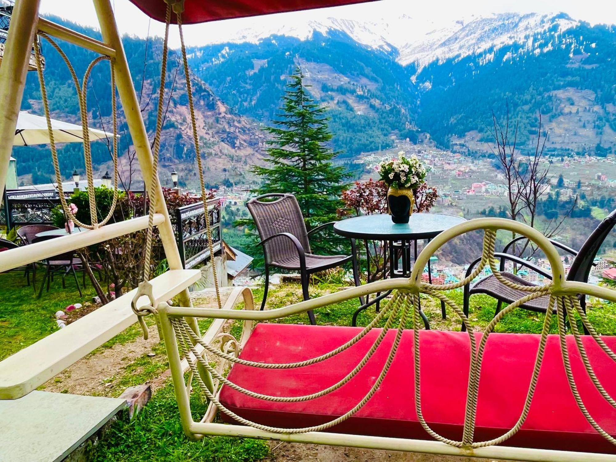 The Manu Emerald # Farmhouse # Top Selling Cottage In Manali # Peaceful Heritage Cozy Stay # Lawn With Bonfire # Most Awarded Esterno foto