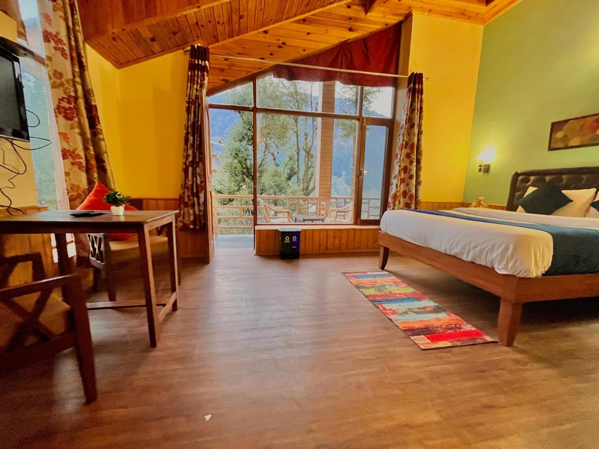 The Manu Emerald # Farmhouse # Top Selling Cottage In Manali # Peaceful Heritage Cozy Stay # Lawn With Bonfire # Most Awarded Esterno foto