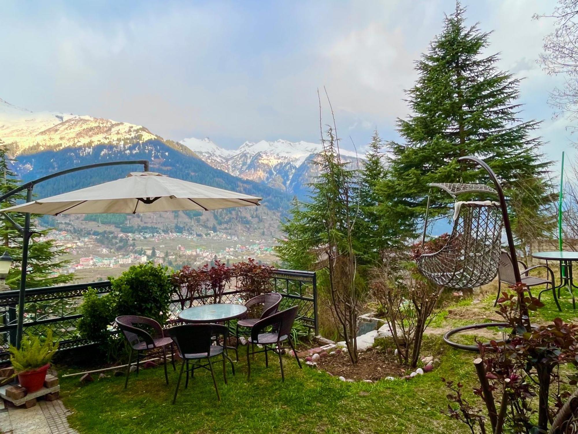 The Manu Emerald # Farmhouse # Top Selling Cottage In Manali # Peaceful Heritage Cozy Stay # Lawn With Bonfire # Most Awarded Esterno foto