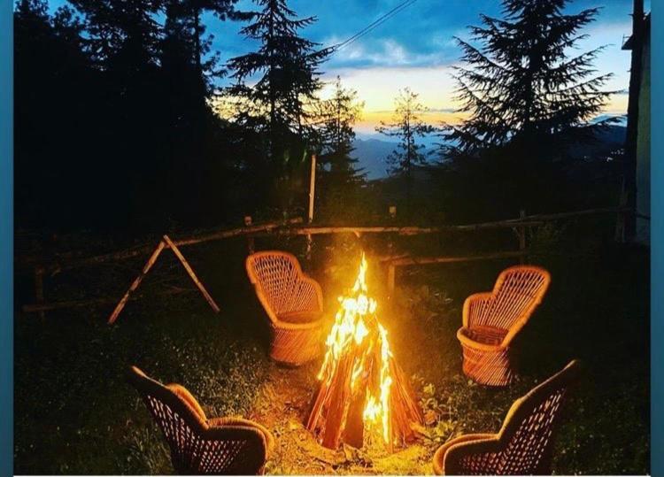 The Manu Emerald # Farmhouse # Top Selling Cottage In Manali # Peaceful Heritage Cozy Stay # Lawn With Bonfire # Most Awarded Esterno foto