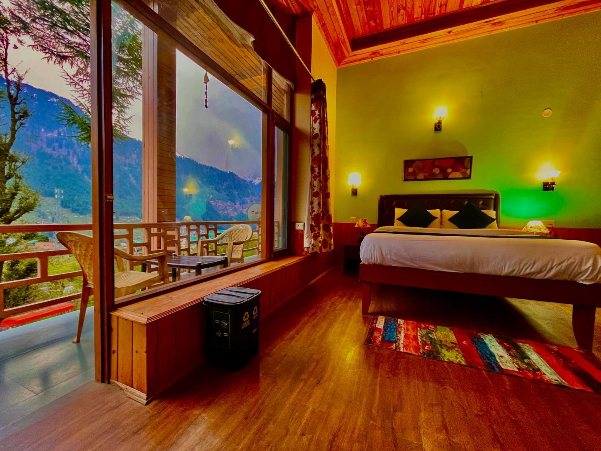 The Manu Emerald # Farmhouse # Top Selling Cottage In Manali # Peaceful Heritage Cozy Stay # Lawn With Bonfire # Most Awarded Esterno foto